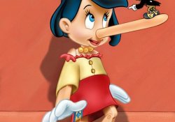 Pinocchio as a liar
