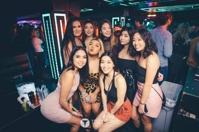 Girls at San Francisco Nightclub