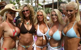 Five Blonde Girls On Ibiza